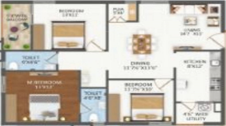 Mahalaxmi Sri Nilayam Floor Plan