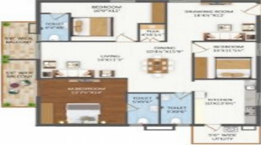 Mahalaxmi Sri Nilayam Floor Plan