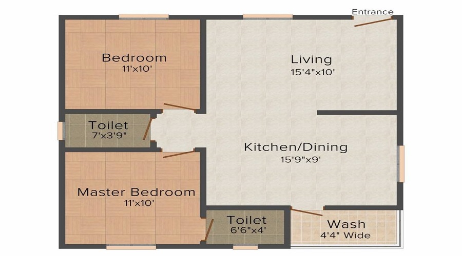 Sri Dharani Constructions Sai Ram Residency Floor Plan