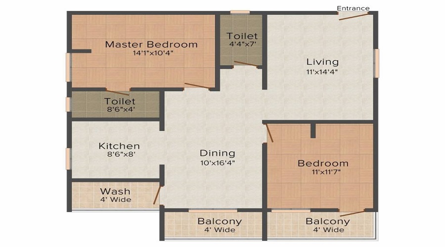 Sri Dharani Constructions Sai Ram Residency Floor Plan