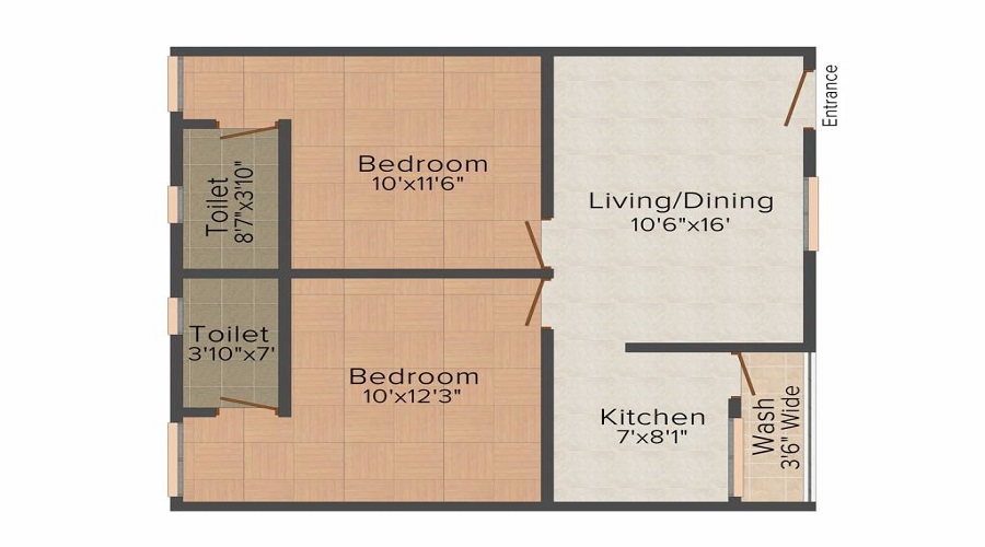 Mahalaxmi Constructions Mahalaxmi Sree Krishna Residency Floor Plan