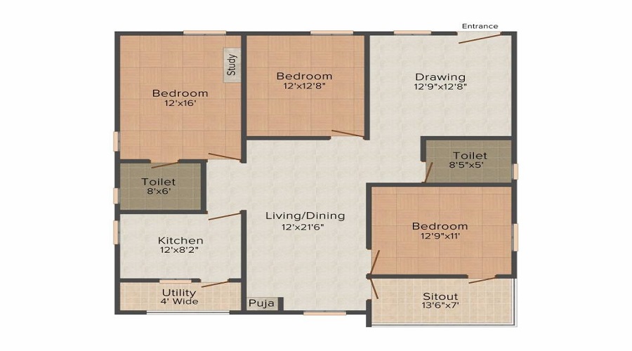 Anantha Infra Anantha Vayun Meadows Floor Plan