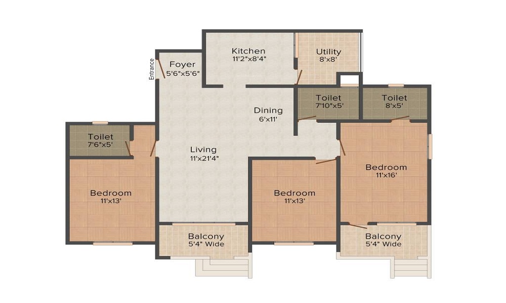 3 BHK+3T Flat for Sale in Banashankari, Bangalore