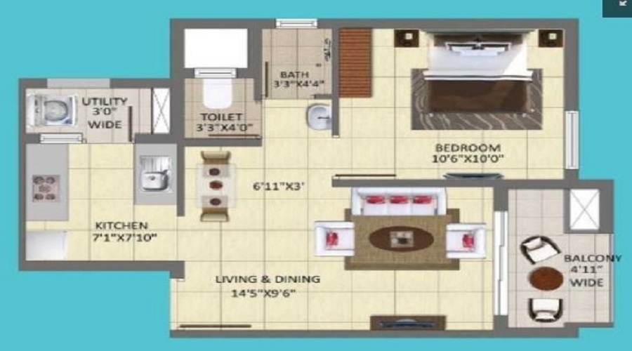 Tata New Haven Golden Garden Floor Plan