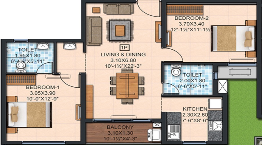 Marutham Neptune Floor Plan