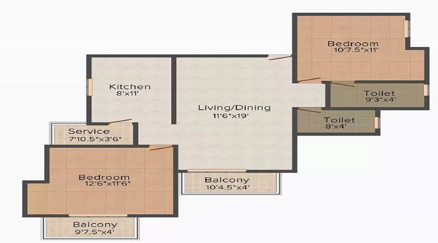 Aaryan Olive Floor Plan