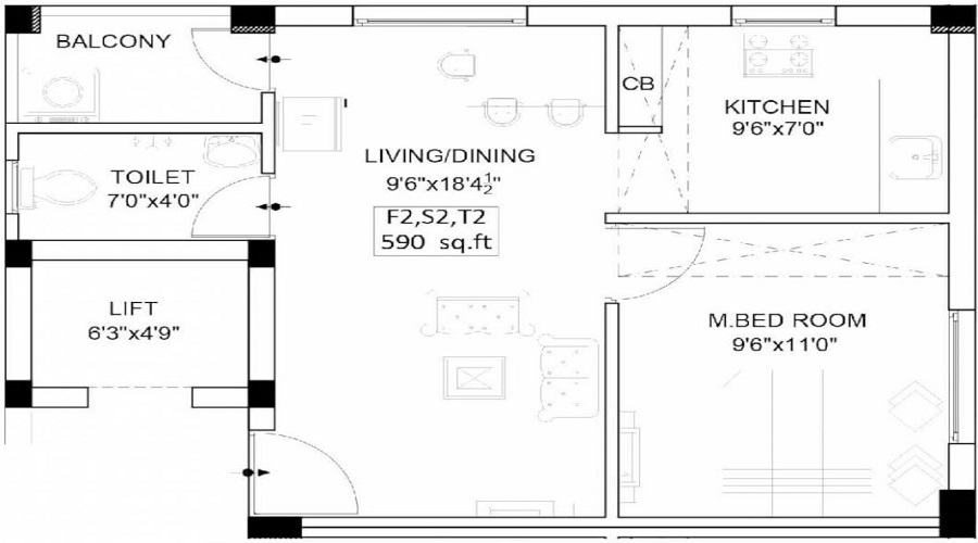 The Nest Rejoice Floor Plan