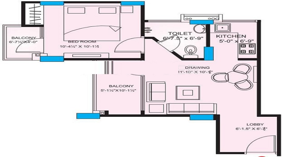 Platinum Rosewood Apartment Floor Plan