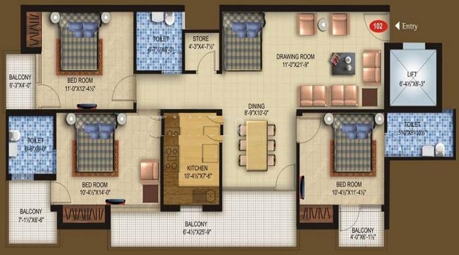 Unique Unique Luxuria Floor Plan