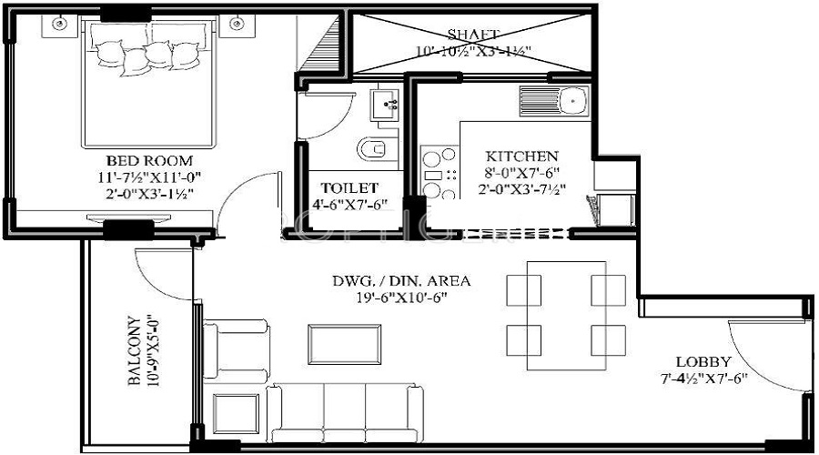 Mansarovar Extension Floor Plan