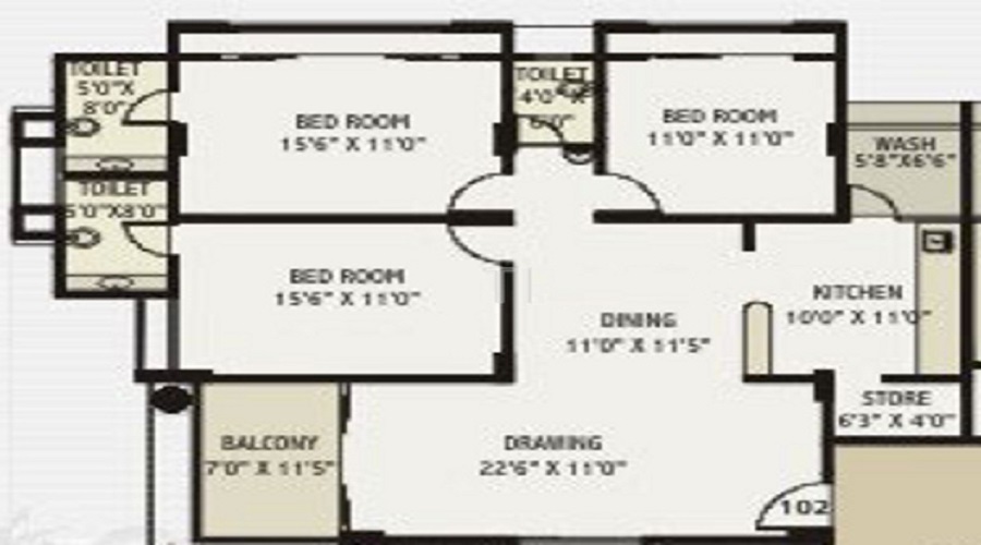 Shaligram Coral Floor Plan