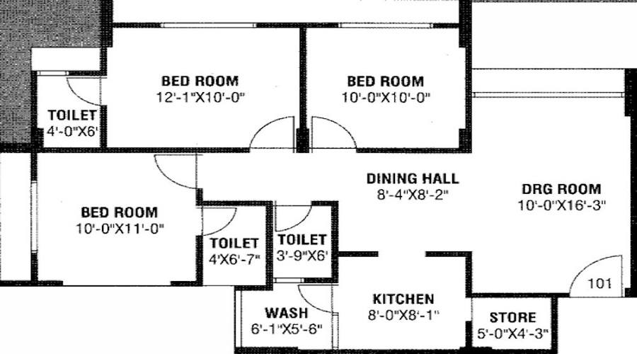 Lalbhai Khodiyar Upvan Floor Plan