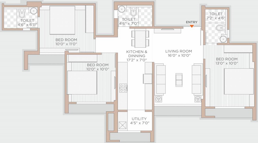 DR Praharsh Platinium Floor Plan
