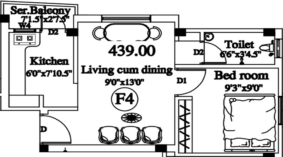 Dream Raja Enclave Floor Plan