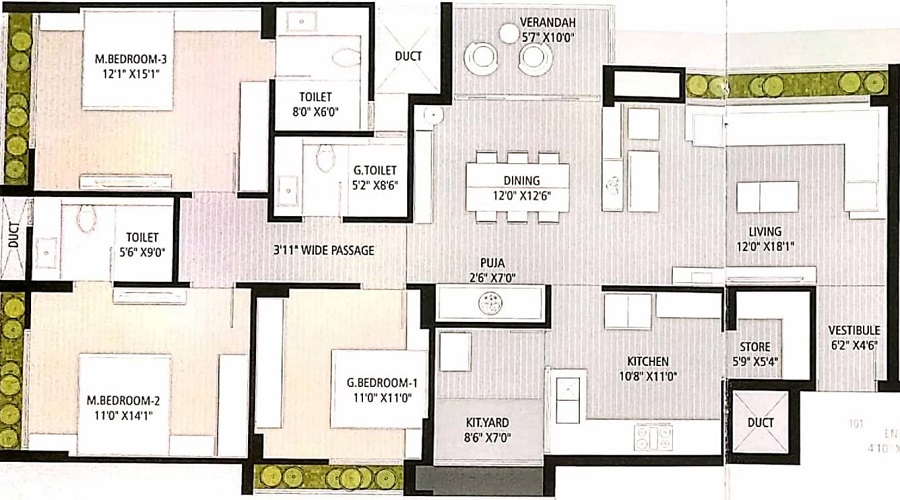 Sanman Centenary Floor Plan