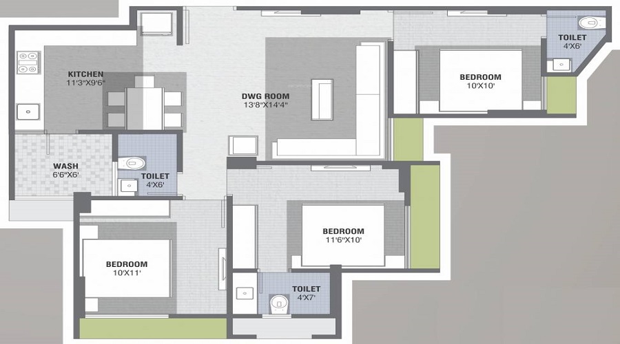 Uma Sundram Nest By Uma Buildcon Floor Plan