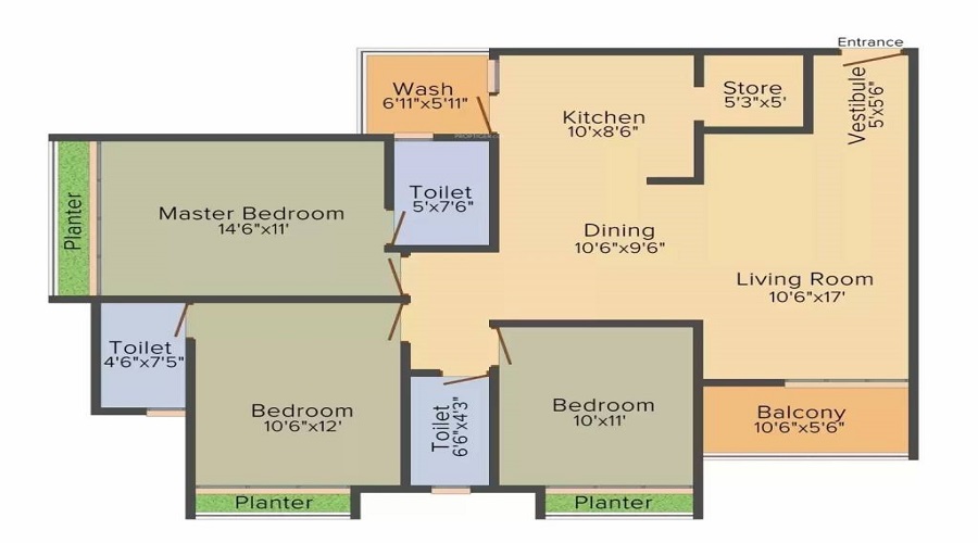 Abhijyot Abhijyot Harmony Floor Plan