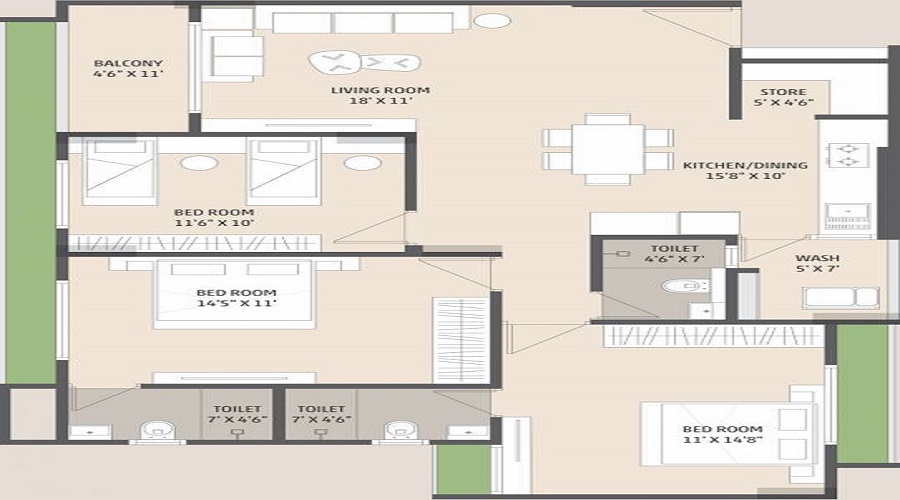 Motherland Magnate Luxuria Floor Plan