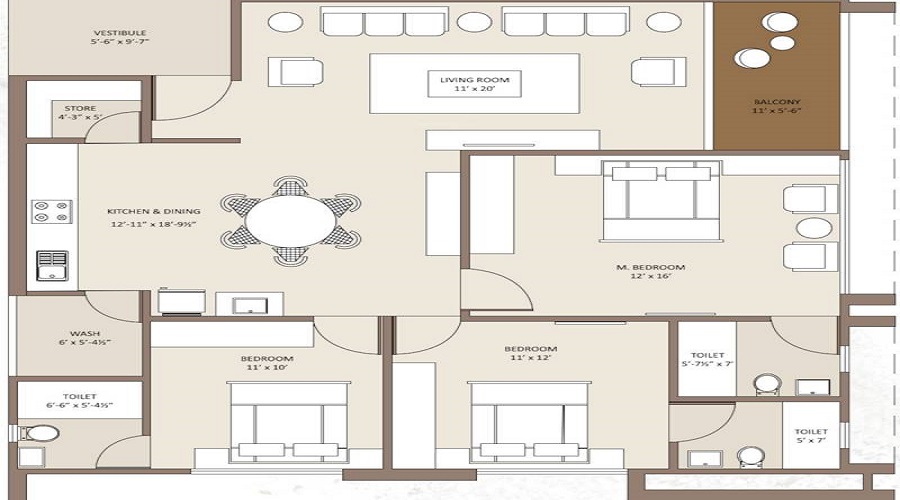 Spectrum Elegance Floor Plan