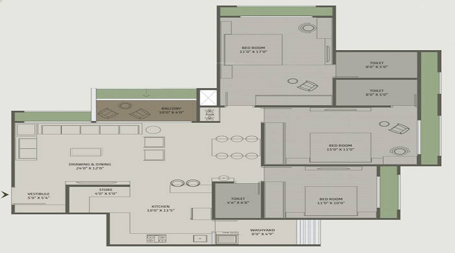 Madhav Advait Floor Plan