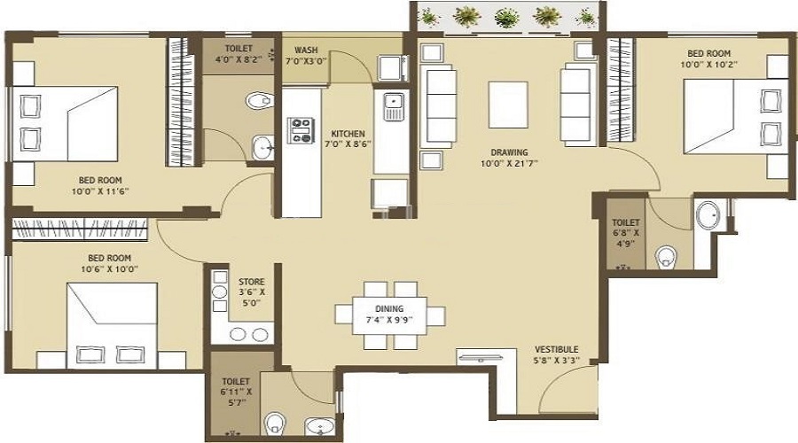 Merlin Arham Floor Plan