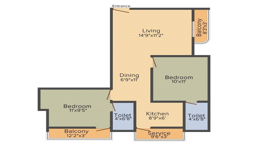 Brownstone Quartz Floor Plan