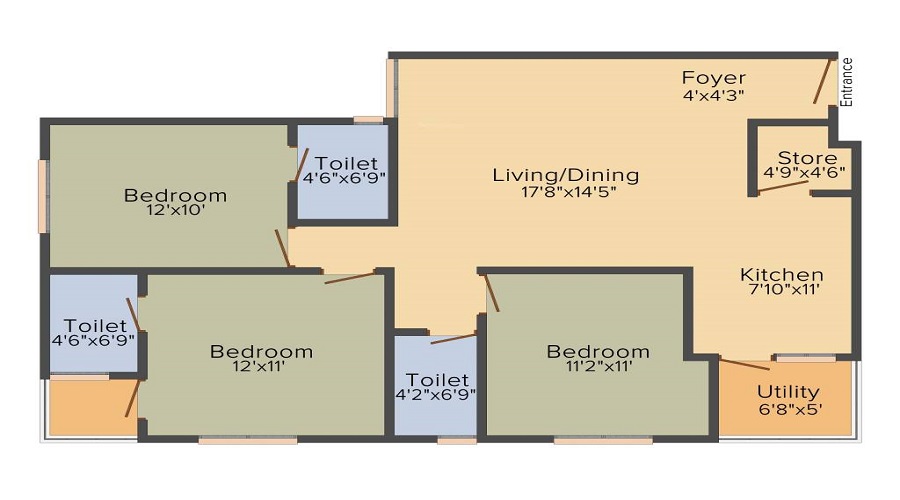 Satva Satva I Floor Plan