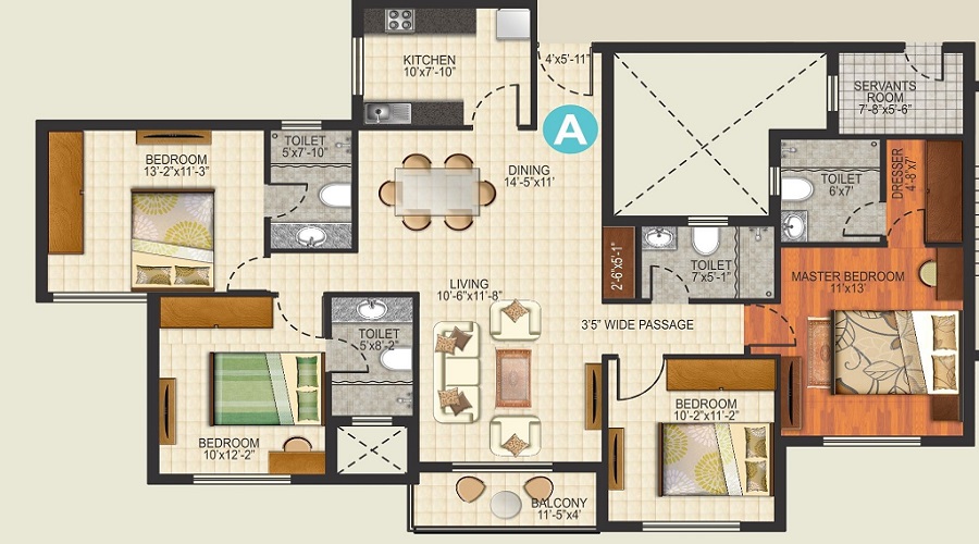 Sambhav Stavan Paradise Floor Plan