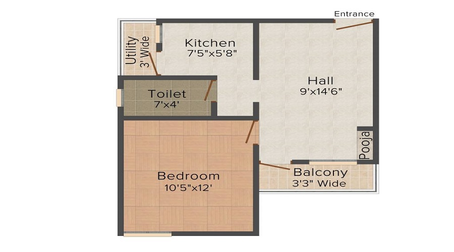 Raison Infracon Naiya 1 Floor Plan