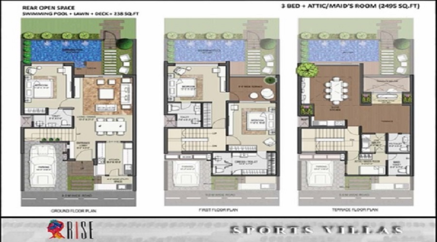 Rise Sports Villas Floor Plan