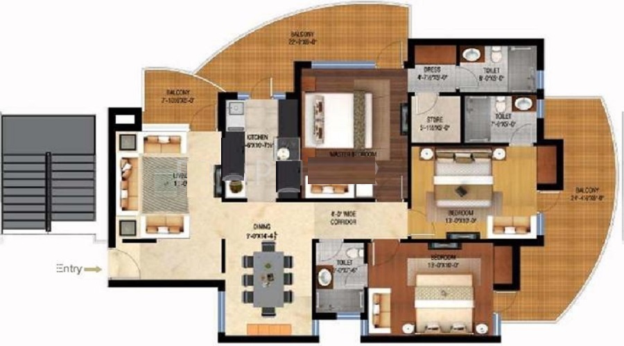Fortune Victoria Heights Floor Plan