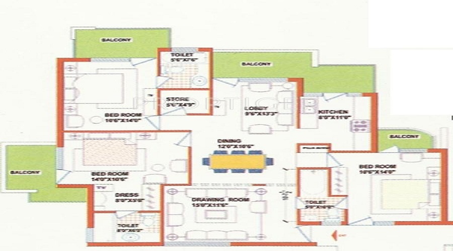Opera Chandigarh Enclave Floor Plan