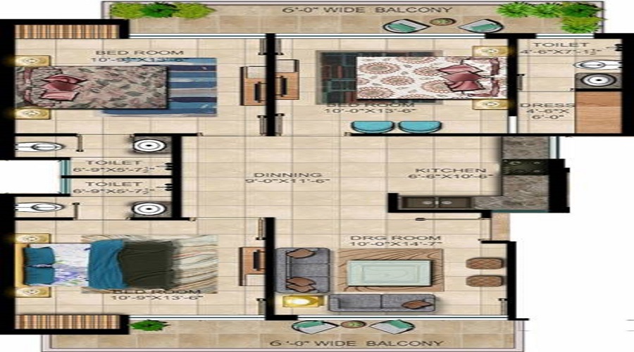 Green Valley Residencia Floor Plan