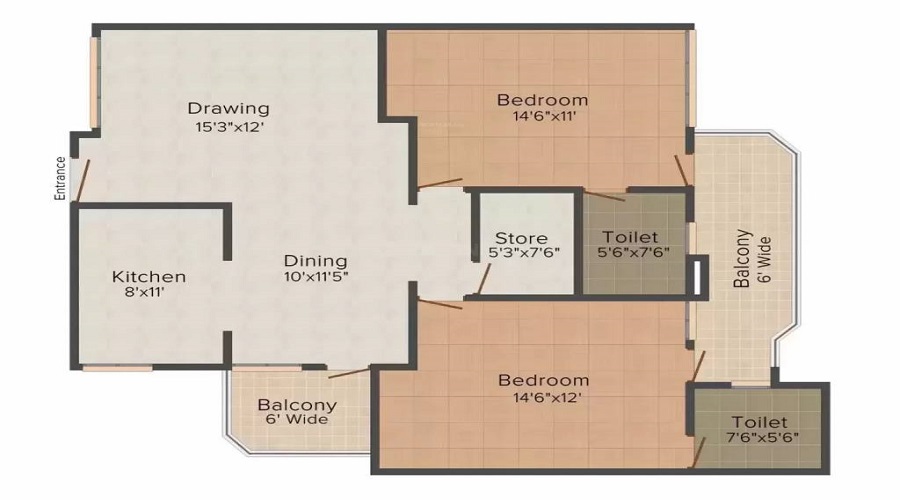 Sliver City Heights Floor Plan