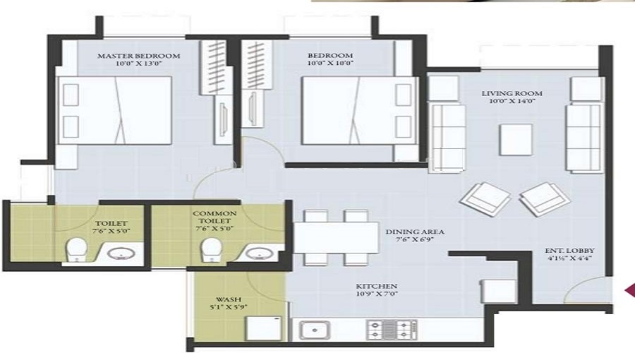 Bsafal Parishkaar Floor Plan