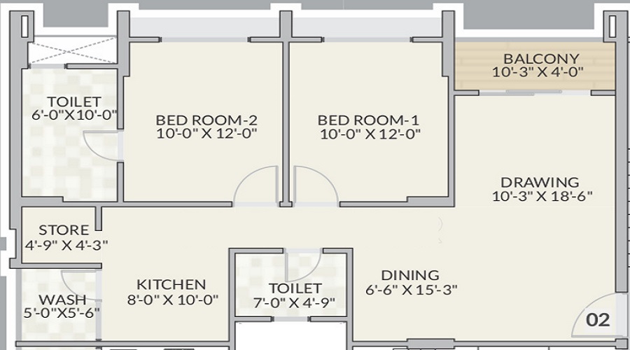 Radhe Radiance Residency Floor Plan