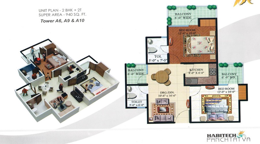Habitech Panch Tatva Floor Plan