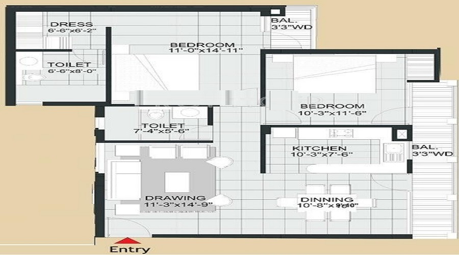 Agarwal Aditya Royal Crescent Floor Plan