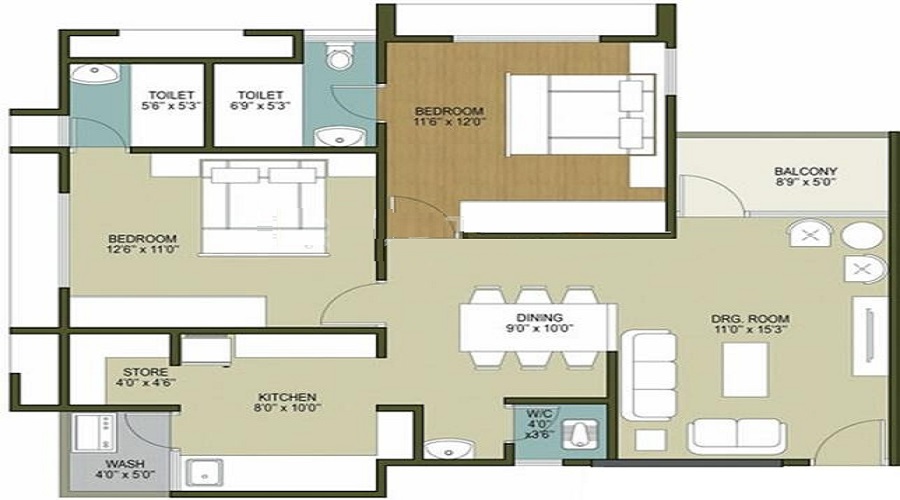Deep Al Burooj Floor Plan