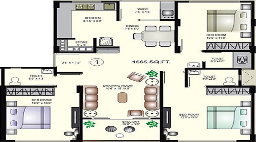 Sangani Sapphire Greens Floor Plan