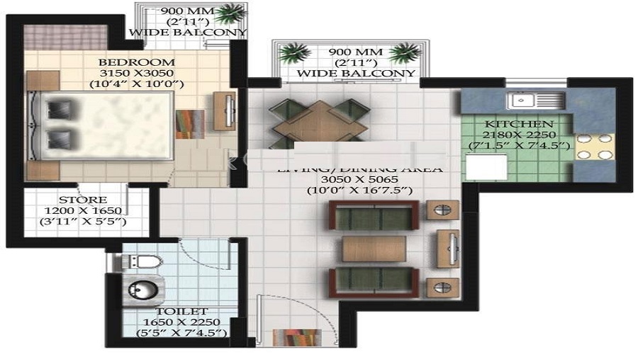 Ansal API Santushti Enclave Floor Plan
