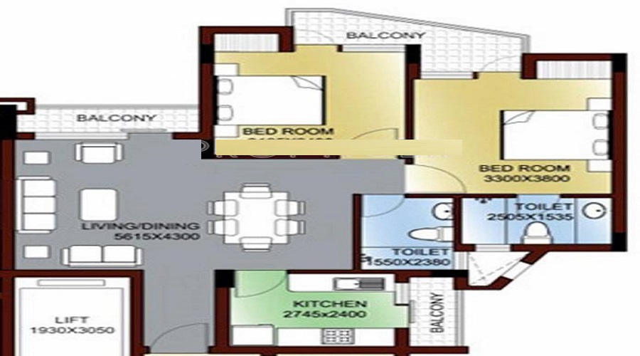Ansal API Sushant Jeevan Enclave Floor Plan