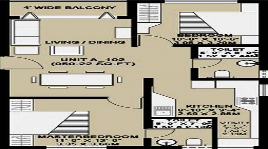 Gagan Clear Waters Floor Plan