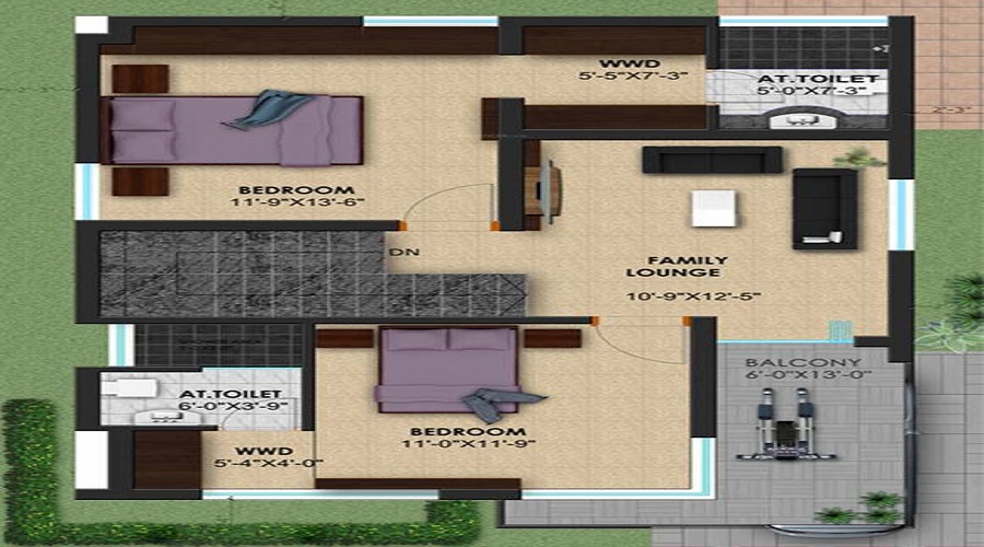 Hegde Silver Springs Villa Floor Plan
