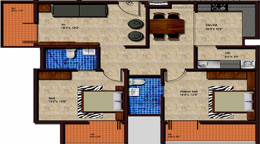 Paramount Serene Floor Plan