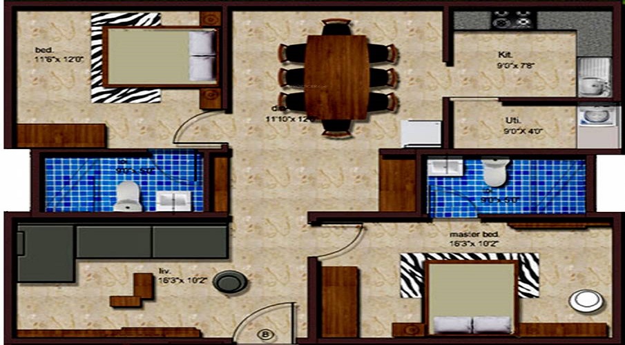 Paramount Serene Floor Plan