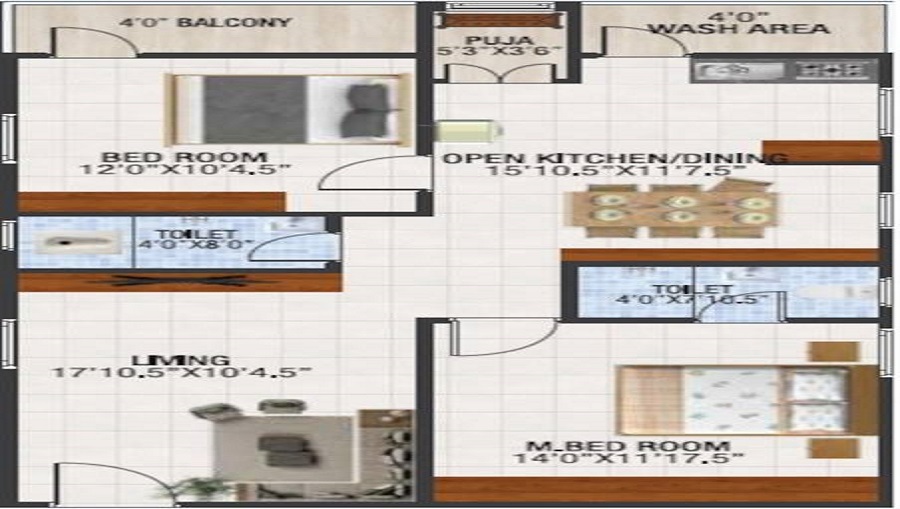 Utkarsha Emerald Floor Plan
