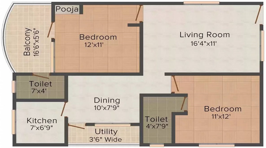Vasanth Vihar Madhurwada Floor Plan