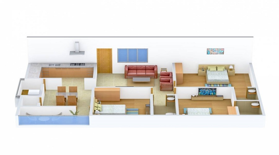 Rohini Constructions Rohini PRK Janaki Heights Floor Plan