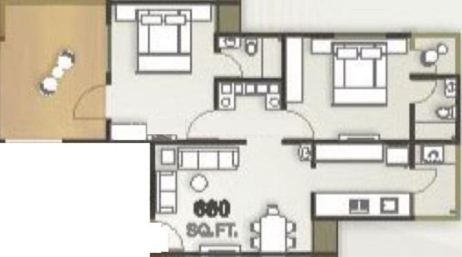 Rajyash Sahaj Sapience Floor Plan